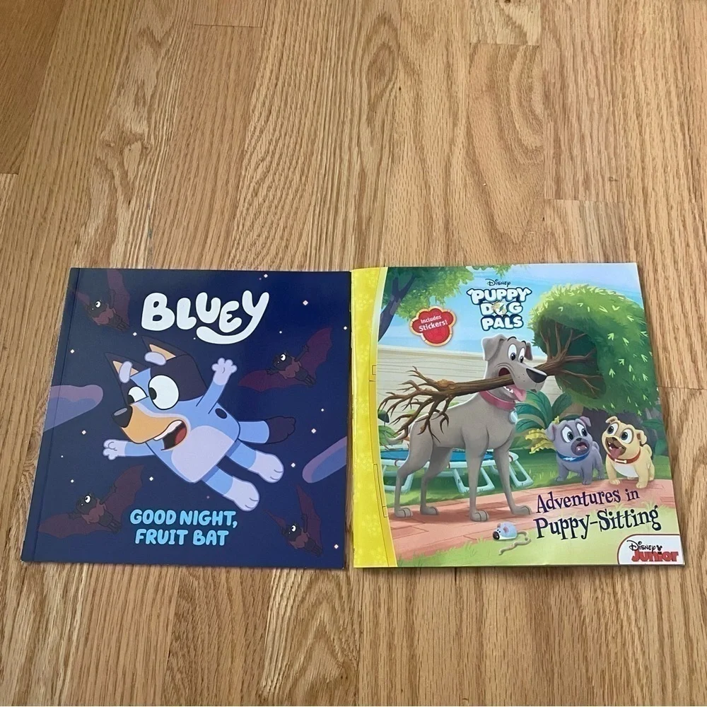 Bluey Good Night Fruit Bat Puppy Dog Pals Book Bundle Lot Kids Children Disney